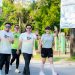 Pentingya Hidup Sehat, Rasak-Afdhal Hadiri Kegiatan Run 30 Tahun STIE 66 Kendari
