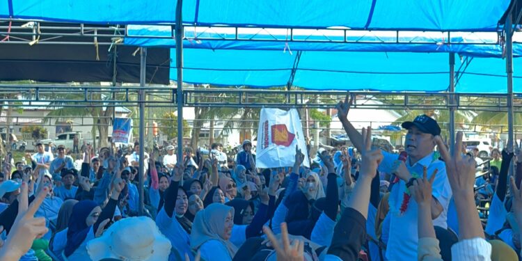 ASR-Hugua Paparkan Program Kesehatan dan Pemberdayaan Perempuan Saat Kampanye di Koltim