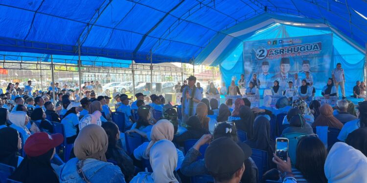 Kampanye di Konut, ASR-Hugua Paparkan Program Untuk Kesejahteraan Masyarakat