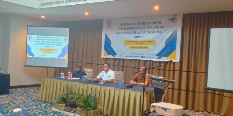 Kemenpora Minta Panitia di Sultra Bangun Kerjasama Dengan Semua Pihak Suskeskan Pra Popnas Zona IV Tahun 2024