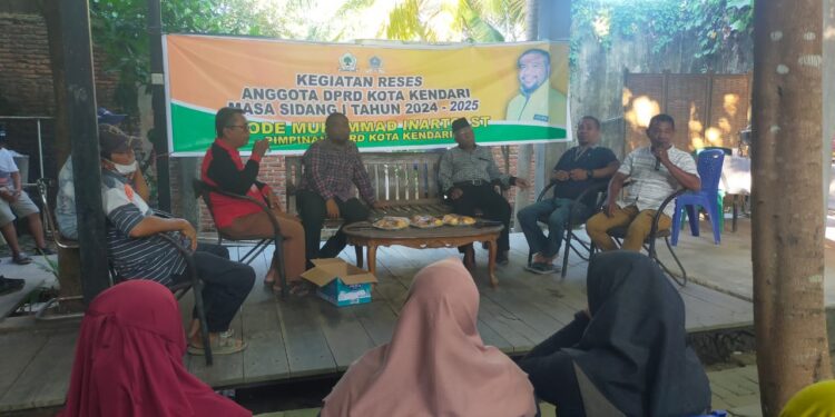 Reses Perdana, Ketua DPRD Kota Kendari Tampung dan Siap Kawal Aspirasi Masyarakat