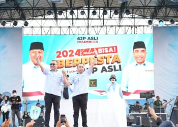AJP-ASLI Sampaikan Program Dihadapan Ribuan Masyarakat Kota Kendari Saat Kampanye