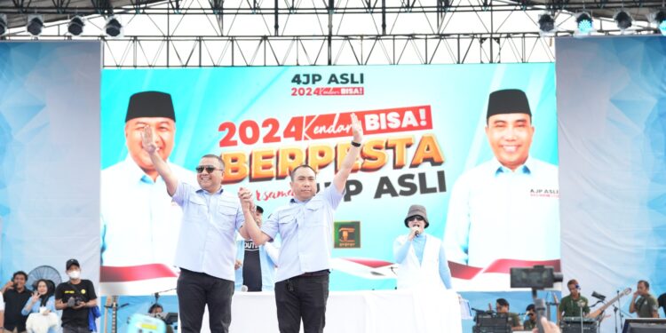 AJP-ASLI Sampaikan Program Dihadapan Ribuan Masyarakat Kota Kendari Saat Kampanye
