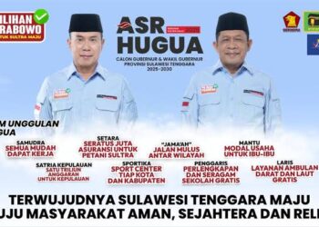 Maju Pilgub, 8 Program Unggulan ASR-Hugua Untuk Kesejahteraan Masyarakat dan Kemajuan Sultra