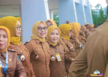 Sekretaris DPRD Kota Kendari Ikut Apel Gabungan Netralitas ASN Pada Pilkada 2024.