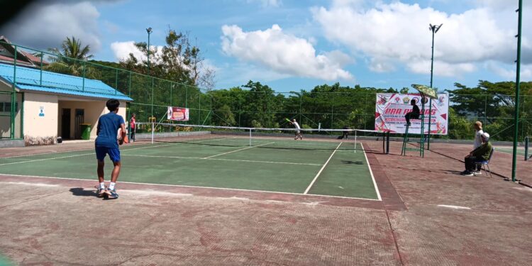 Laga Pembuka Cabor Tenis Lapangan, Tuan Rumah Sultra Bertemu Sulsel Ajang Pra Popnas Zona IV