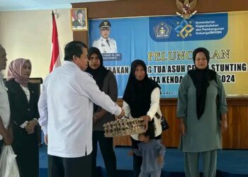 Gerakan Orang Tua Asuh Cegah Stunting dan Atasi Masalah Gizi Anak di Kendari Diluncurkan