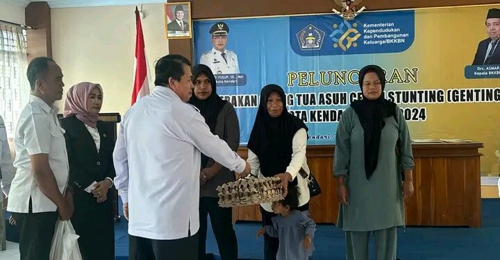 Gerakan Orang Tua Asuh Cegah Stunting dan Atasi Masalah Gizi Anak di Kendari Diluncurkan