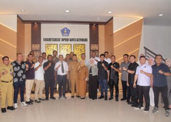 Pj Wali Kota Parinringi Silaturahmi ke DPRD Kota Kendari