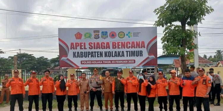 Polres dan Pemda Gelar Apel Siaga Bencana di Koltim