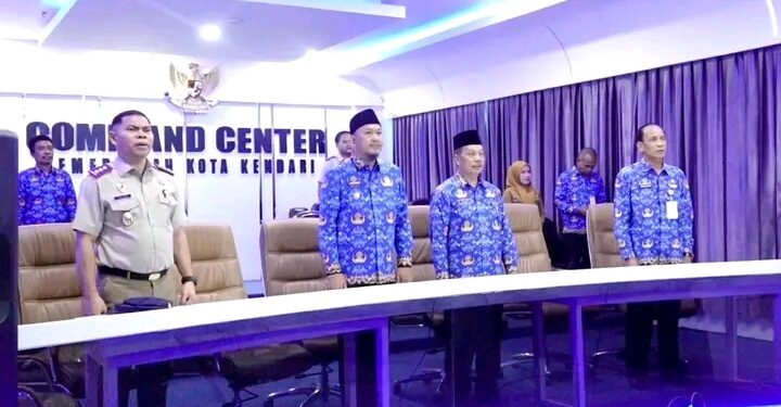 Pemkot Kendari Rakor Penyelenggaraan Pemerintahan Bersama Kemendagri