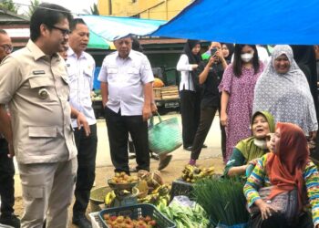 Bupati Koltim Sidak Bahan Pokok di Pasar Ladongi Jelang Idulfitri