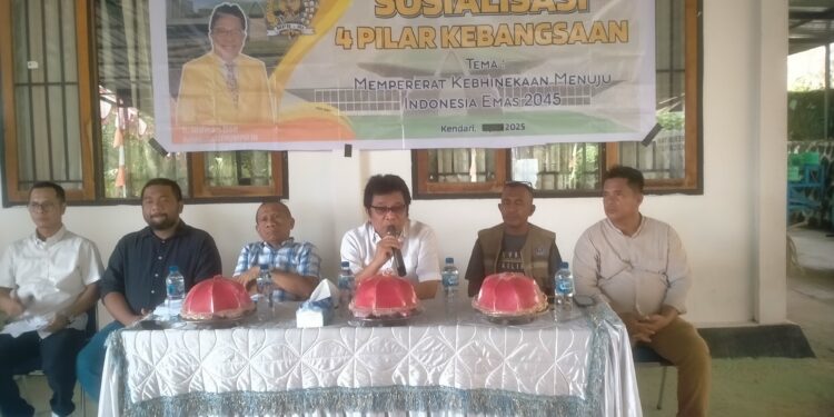 Wakil Ketua Komisi V DPR RI Ridwan Bae Sosialisasi 4 Pilar Kebangsaan di Kota Kendari