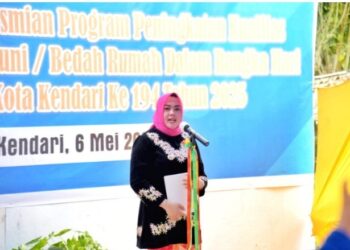 Wali Kota Kendari Luncurkan Program Bedah Rumah Tidak Layak Huni di Nambo