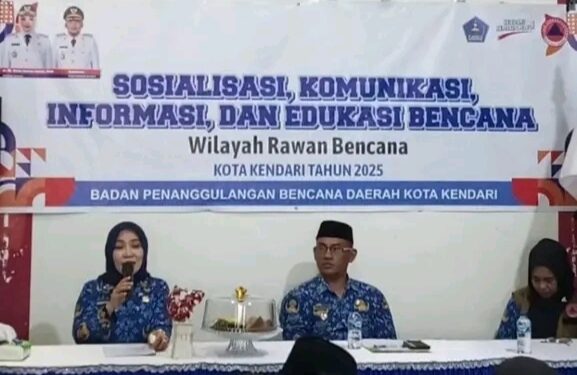 Pemkot Sosialisasi Komunikasi, Informasi dan Edukasi Bencana Kota Kendari