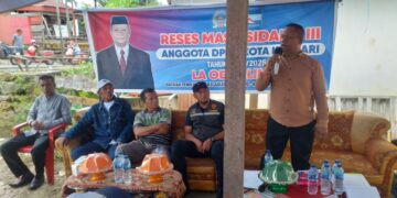 La Ode Alimin Siap Perjuangkan Aspirasi Masyarakat Kelurahan Gunung Jati Terkait Infrastruktur