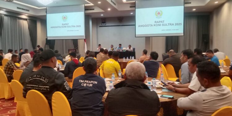 KONI Sultra Matangkan Persiapan Pelaksanaan Musorprovlub 2025