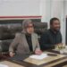 Ketgam : Ketua DPRD Kota Kendari, LM Inarto (kanan) didampingi wakil ketua DPRD Irmawati