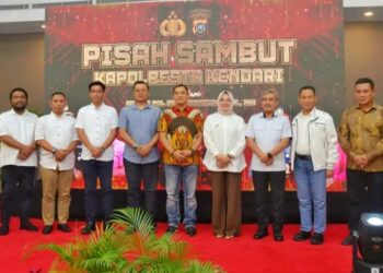 Ketua DPRD Kota Kendari Hadiri Pisah Sambut Kapolresta Kendari