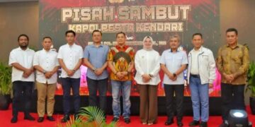 Ketua DPRD Kota Kendari Hadiri Pisah Sambut Kapolresta Kendari