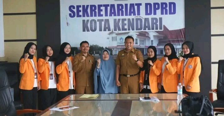 Sekretariat DPRD Kota Kendari Terima Mahasiswa Magang Universitas Halu Oleo