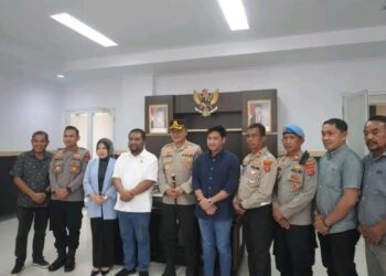 Pimpinan DPRD Kota Kendari Terima Kunjungan Kerja Kapolresta Kendari