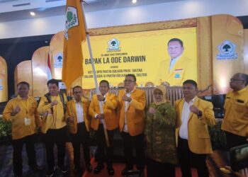 La Ode Darwin Terpilih Jadi Ketua Partai Golkar Sulawesi Tenggara