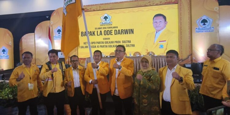 La Ode Darwin Terpilih Jadi Ketua Partai Golkar Sulawesi Tenggara