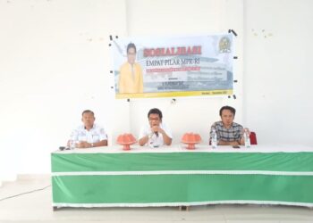 Wakil Ketua Komisi V DPR RI Sosialisasi Empat Pilar di Kecamatan Kadia Kota Kendari
