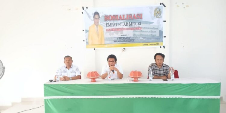Wakil Ketua Komisi V DPR RI Sosialisasi Empat Pilar di Kecamatan Kadia Kota Kendari