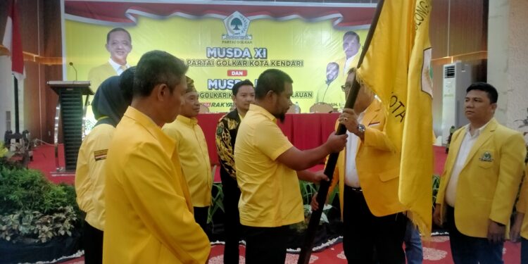 LM Inarto Terpilih Jadi Ketua Partai Golkar Kota Kendari Periode 2026-2031