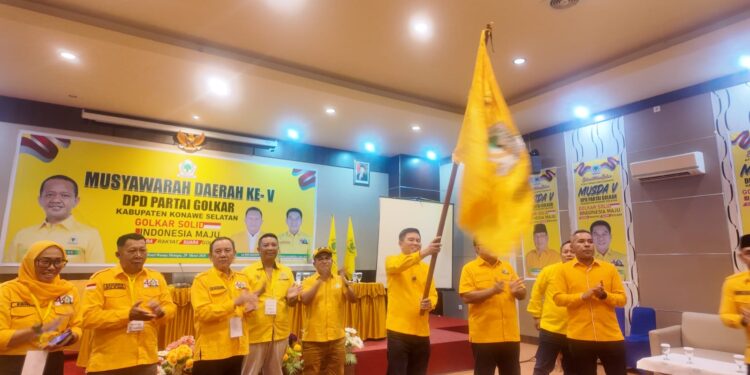 Irham Kalenggo Terpilih Aklamasi Pimpin Golkar Konawe Selatan