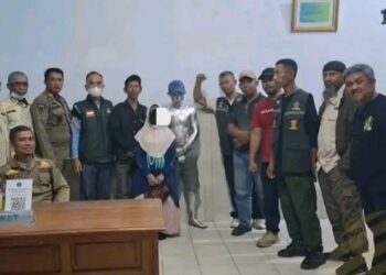 Razia Malam di Kendari, Anak Jalanan dan Manusia Silver Diamankan
