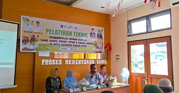 Pemkot Kendari Gelar Pelatihan Pemeriksaan dan Pengawasan Hewan Kurban Jelang Iduladha