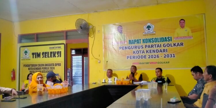 DPD II Partai Golkar Kota Kendari Gelar Konsolidasi