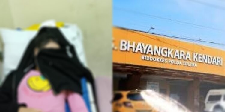 Siswa yang Diduga Dicabuli Oknum TNI Dilarikan ke RS Bhayangkara Kendari
