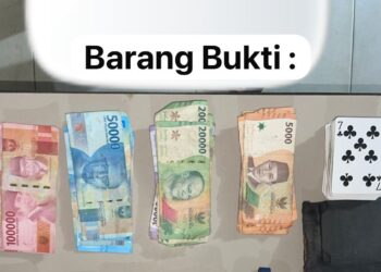 Lima Orang Ditangkap Tim Buser77 Kendari saat Sedang Main Judi Song