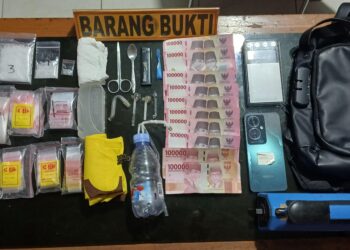 Polres Konsel Amankan Pengedar Narkoba di Laeya, Sita 132 Gram Sabu