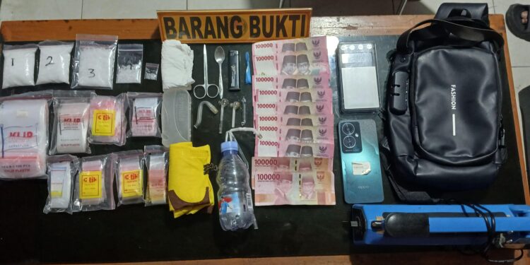 Polres Konsel Amankan Pengedar Narkoba di Laeya, Sita 132 Gram Sabu