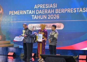 Kota Kendari Raih Terbaik II Kategori Penurunan Tingkat Pengangguran Region Sulawesi