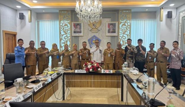 Rakor Bersama KPK, Pemkot Kendari Komitmen Tata Kelola Aset Transparan