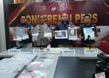 Polda Sultra Gagalkan Peredaran Sabu 3 Kg