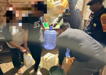 45 Liter Miras Tradisional Disita Polisi dalam Patroli Pekat Anoa 2026