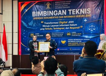 Pemkot Kendari Raih Penghargaan Sebagai Anggota JDIH Tingkat Provinsi Sultra