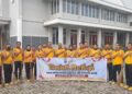 Personel Ditlantas Polda Sultra Gelar Bakti Religi Serentak Bersihkan Rumah Ibadah Dalam Rangka Hari Bhayangkara ke-80