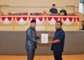 DPRD Gelar Rapat Paripurna, Pemkot Kendari Serahkan Raperda Pertanggungjawaban APBD