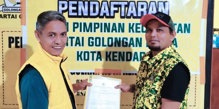 Delapan Orang Mendaftar Sebagai Calon Pimpinan Kecamatan Partai Golkar se-Kota Kendari