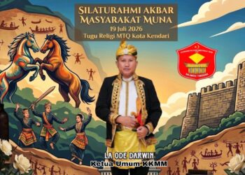 KKMM Sultra Gelar Perhelatan Budaya Bertajuk Pelestarian Adat dan Penguatan Persaudaraan Masyarakat Muna