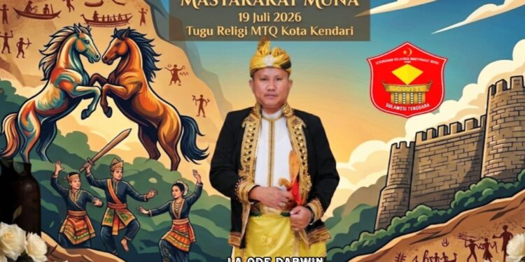 KKMM Sultra Gelar Perhelatan Budaya Bertajuk Pelestarian Adat dan Penguatan Persaudaraan Masyarakat Muna