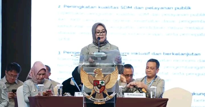 Siska Karina Imran Paparkan Enam Isu Strategis Pembangunan Daerah Pada Munas APEKSI XVIII